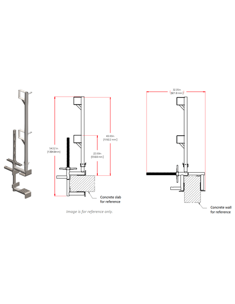 Concrete Slab Guardrail Post Descriptive picture of the tool