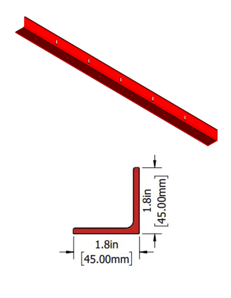 Filler Angles Dimensions of the tool is shown in the picture