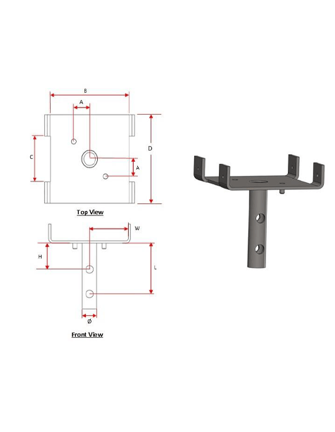 Two-Way U-Head Different angles of the tool
