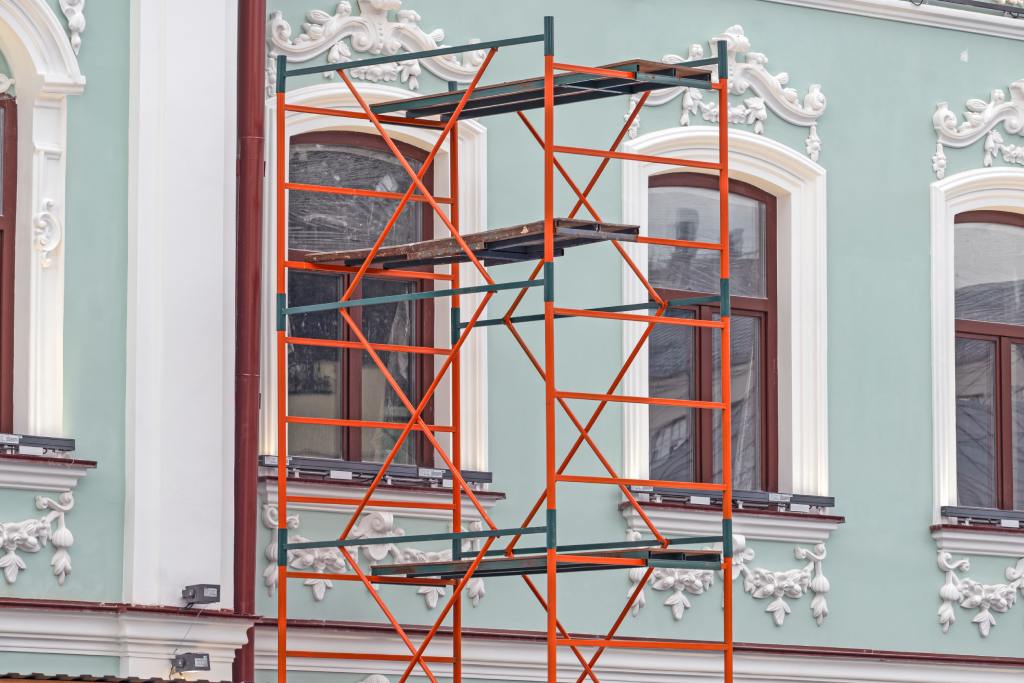 Empty scaffold