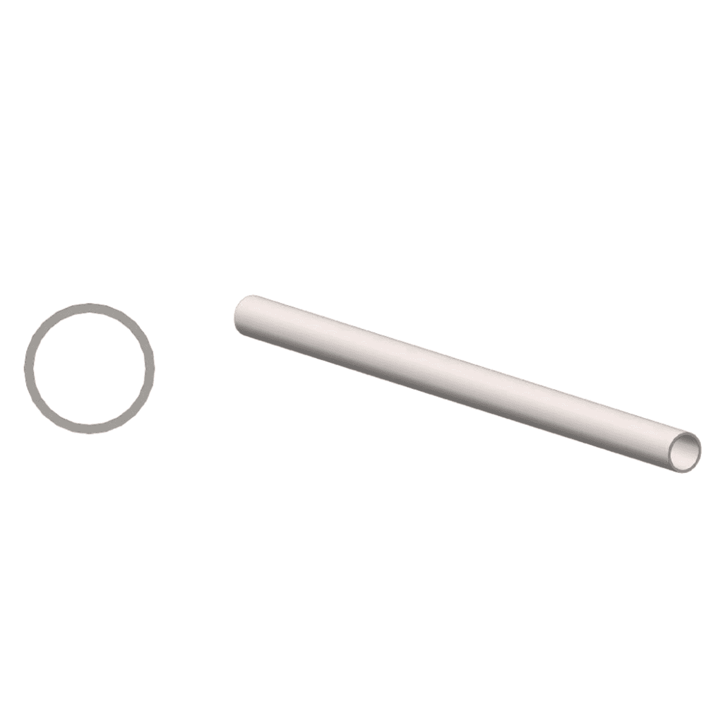 Tube & Clamp Tube Two digital renders of the tools