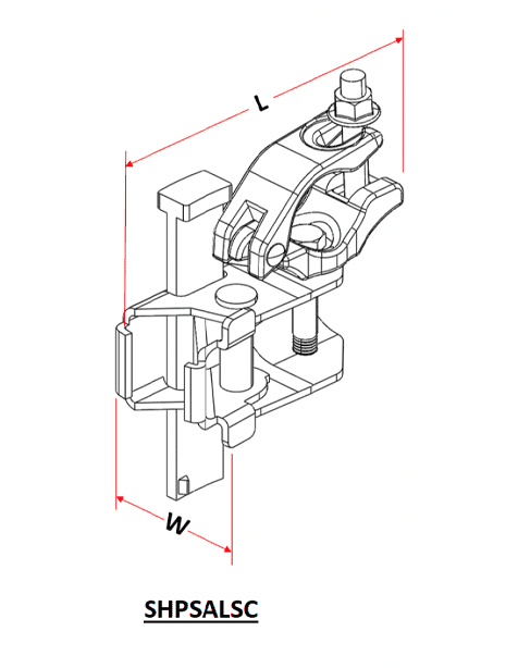 Aluminum Prop Swivel Clamp Pictures of the tool