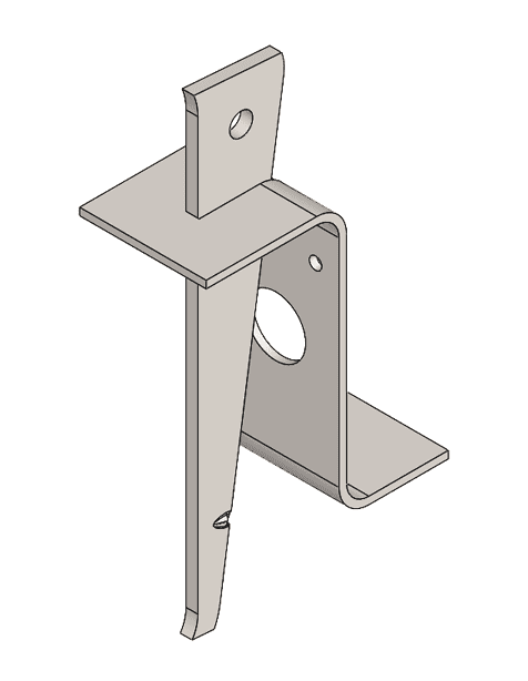 Stongback Z Tie Holder A digital render of the tool
