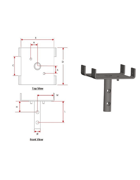 Two-Way U-Head Different angles of the tool