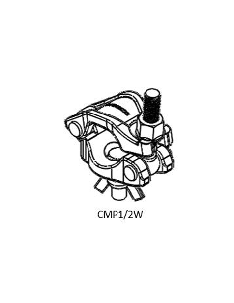 1/2 Clamp with W-Lock a drawing of W-Lock