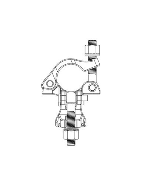 Right Angle Clamp for 1.9" OD Tube Picture of Right Angle Clamp